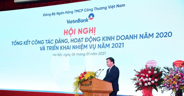  Ông Lê Đức Thọ phát biểu tại Hội nghị tổng kết năm 2020, triển khai nhiệm vụ năm 2021. Ảnh: <em>tinnhanhchungkhoan.vn.</em>