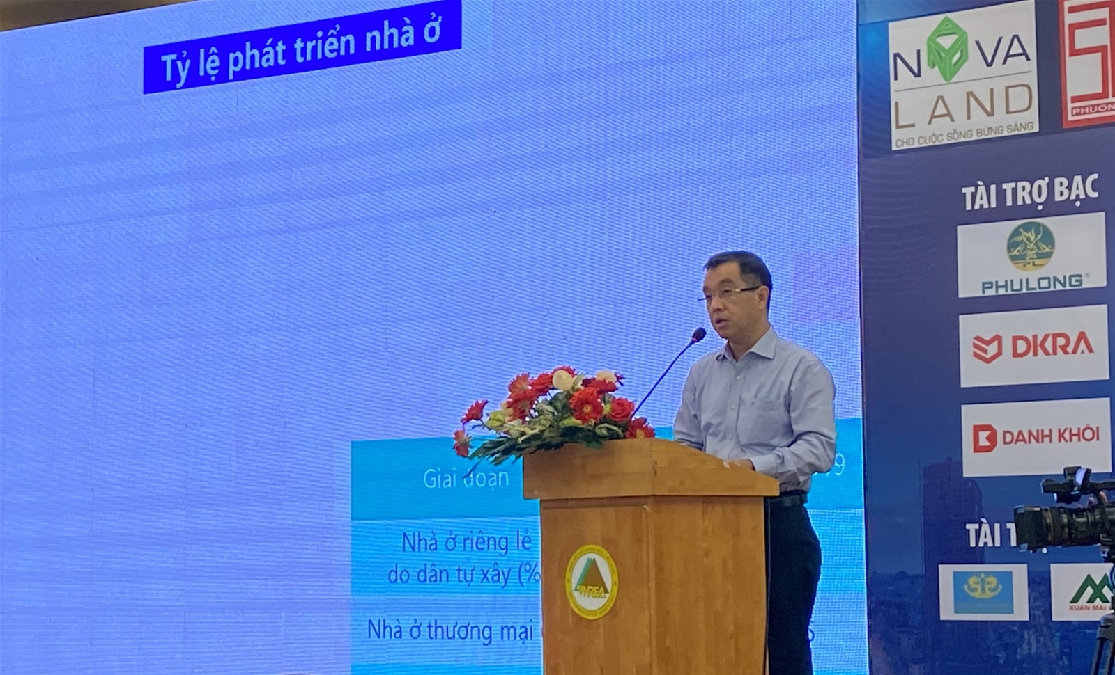  Ông Huỳnh Thanh Khiết - Phó Giám đốc Sở Xây dựng TP.HCM phát biểu tại hội thảo
