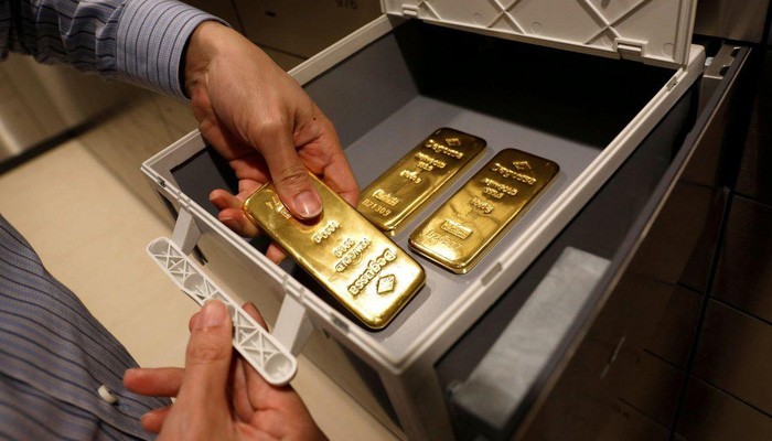 Giá vàng miếng tăng trong khi giá vàng thế giới liên tục giảm