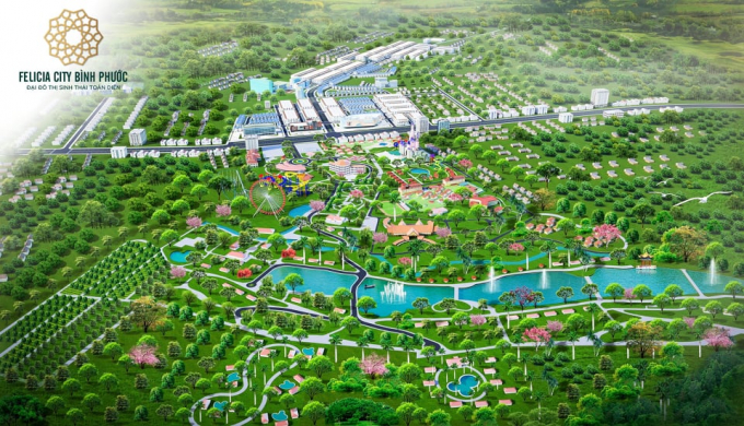 Bình Phước công bố phát triển dự án Đại đô thị sinh thái toàn diện Felicia City đầu tiên ở Đông Nam bộ